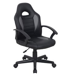 Компьютерное кресло BRABIX Spark GM-201, экокожа, черное/серое фото 1