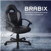 BRABIX Spark GM-201, экокожа, черное/серое фото 14