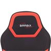BRABIX Alpha GM-018, ткань/экокожа, черное/красное фото 6