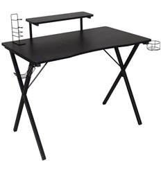 Прямоугольный стол BRABIX TECH GT-002, 1000х635х750 мм, черный фото 1