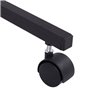 BRABIX Smart CD-015, 600х380х670-880 мм, ЛОФТ, регулируемый, колеса, металл/ЛДСП ясень, каркас черный фото 9