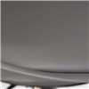 DOBRIN Mickey LMZL-PP635D темно-серый пластик, сиденье экокожа, основание хром фото 9