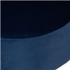 DOBRIN Danny Black LM-2050 (пуф) синий велюр, база черная фото 3