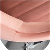 DOBRIN Charly LM-5019 пудрово-розовый велюр, основание хром фото 9