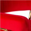 DOBRIN Charly Gold LM-5019 красный велюр, золотое основание фото 9
