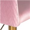 DOBRIN Darcy Gold LM-5025 розовый велюр, золотое основание фото 8