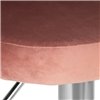 DOBRIN Milana LM-3036 пудрово-розовый велюр, основание хром фото 8