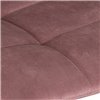 DOBRIN Tailor LM-5017 пудрово-розовый велюр, основание хром фото 9
