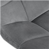 DOBRIN Tailor Black LM-5017 серый велюр, основание черная сталь фото 9