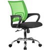 Riva Chair 8085 JE зеленое, хром, спинка сетка фото 1
