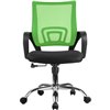 Riva Chair 8085 JE зеленое, хром, спинка сетка фото 2