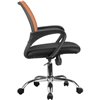 Riva Chair 8085 JE оранжевое, хром, спинка сетка фото 3