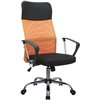 Riva Chair 8074 оранжевое, хром, спинка сетка фото 1