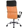 Riva Chair 8074 оранжевое, хром, спинка сетка фото 4