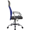 Riva Chair 8074 синее, хром, спинка сетка фото 3
