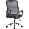 Riva Chair 8081 Е черное, хром, пластиковая спинка фото 4