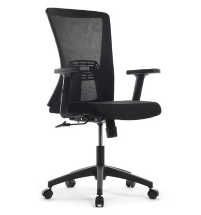 Riva Chair B258Y черное, сетка/ткань