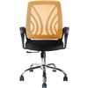 Riva Chair 8099Е оранжевое, хром, спинка сетка фото 2