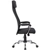 Riva Chair 8206 HX черное, хром, спинка сетка фото 3