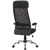 Riva Chair 8206 HX черное, хром, спинка сетка фото 4