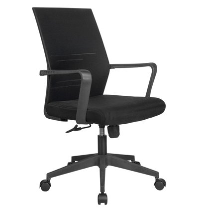 Riva Chair B818 черное, пластик, спинка сетка