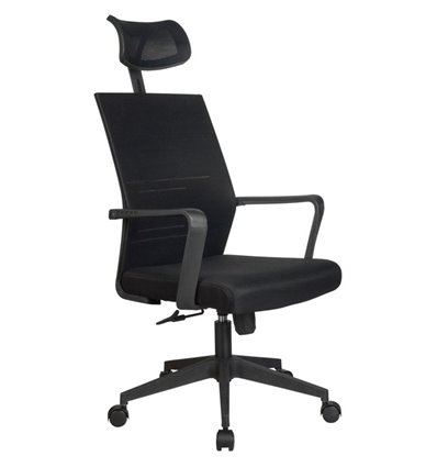 Riva Chair A818 черное, пластик, спинка сетка