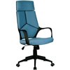 Riva Chair 8989 синее, черный пластик, ткань фото 1