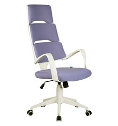 Riva Chair SAKURA лиловое, белый пластик, ткань