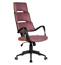Офисное кресло Riva Chair SAKURA терракота, черный пластик, ткань фото 1