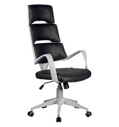 Riva Chair SAKURA черное, серый пластик, ткань