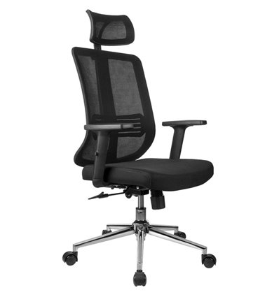 Riva Chair A663 черное, хром, спинка сетка