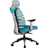 Riva Chair SHARK лазурный, алюминий, серый пластик, ткань фото 4