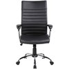 Riva Chair 8234 черное, хром, экокожа фото 2