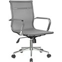 Riva Chair 6001-2SE серое, хром, сетка