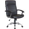 Riva Chair 9154 черное, хром, экокожа фото 1