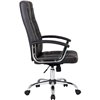 Riva Chair 9092 черное, хром, экокожа фото 3