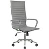 Riva Chair 6002-1SE серое, хром, экокожа фото 1