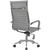 Riva Chair 6002-1SE серое, хром, экокожа фото 4