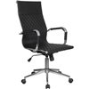 Riva Chair 6016-1 S черное, хром, экокожа