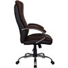 Riva Chair 9131 коричневое, хром, экокожа фото 3