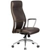 Riva Chair 9208 коричневое, хром, экокожа фото 1
