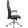Riva Chair 9208 черное, хром, экокожа фото 3