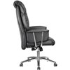 Riva Chair 9502 черное, хром, натуральная кожа фото 3