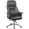 Riva Chair 9501 черное, хром, экокожа