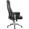 Riva Chair 9501 черное, хром, экокожа фото 3
