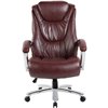Riva Chair 9373 коричневое, хром, экокожа, усиленное до 250 кг фото 2