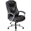 Riva Chair 9373 черное, хром, экокожа, усиленное до 250 кг фото 1