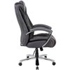 Riva Chair 9373 черное, хром, экокожа, усиленное до 250 кг фото 3