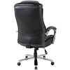 Riva Chair 9373 черное, хром, экокожа, усиленное до 250 кг фото 4