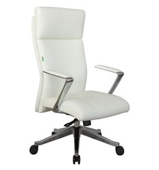 Офисное кресло RV DESIGN Dali A1511 белое, алюминий, кожа фото 1